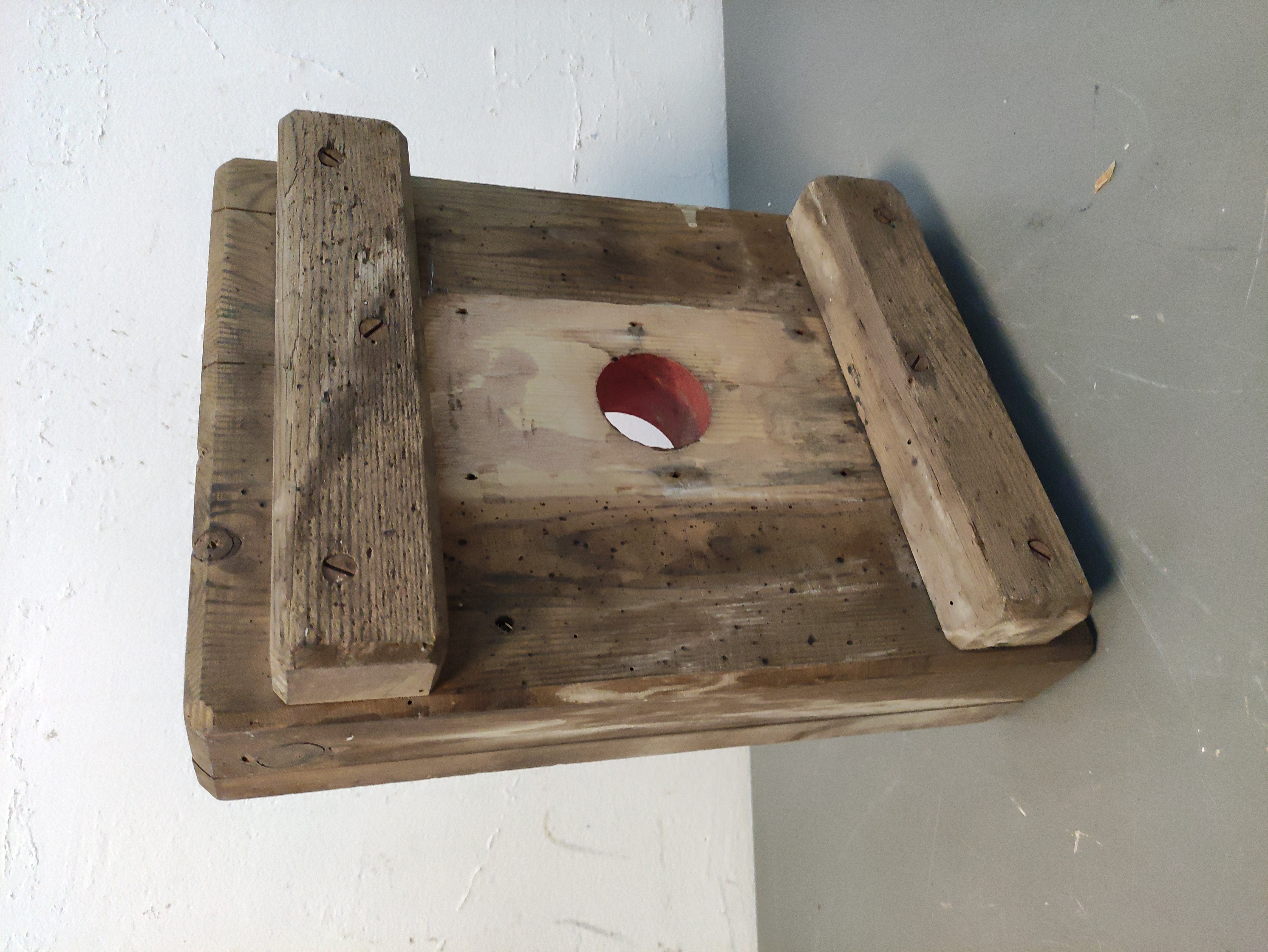 molde industrial escultura objeto deco mad 37x27x12 1u